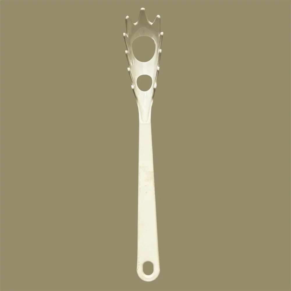 Vintage Tailor Made Products off white Spaghetti Server.